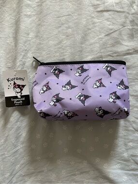 Sanrio Kuromi Lavender Character Trapezoid Pouch